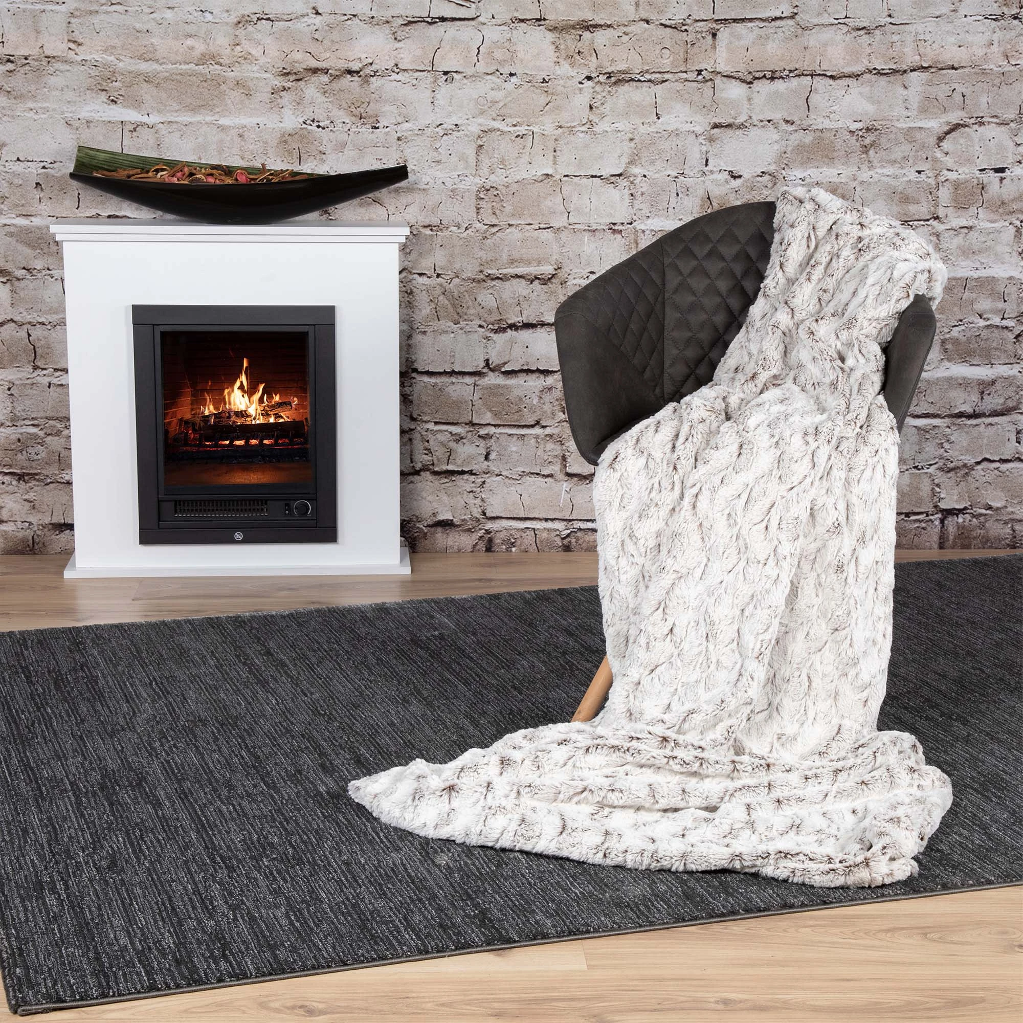 GMD Living Superweiche Kuscheldecke SMOOTH In Farbe Brown (braun) – Bild 2