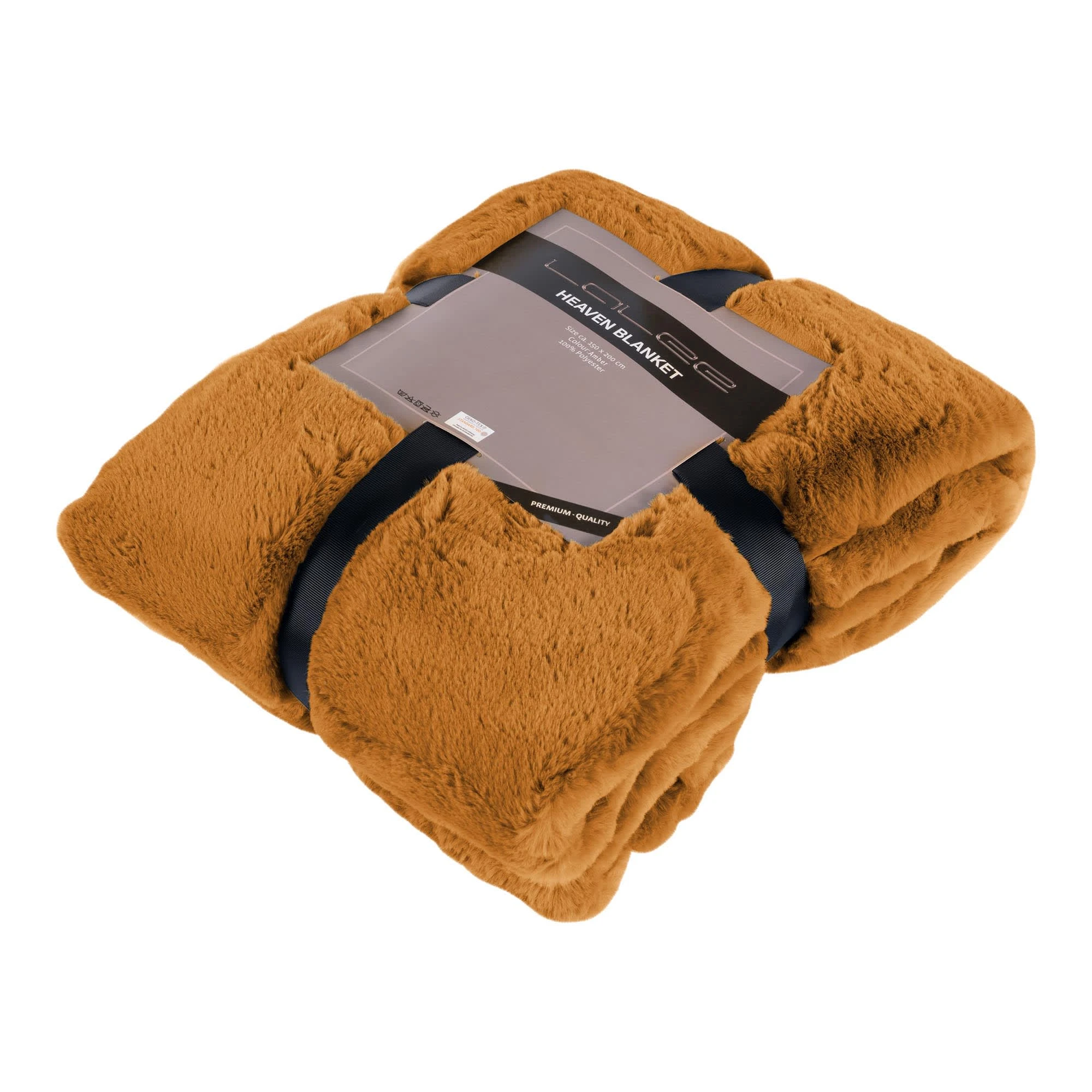 GMD Living Wohndecke HEAVEN In Felloptik In Amber (Bernstein) – Bild 2