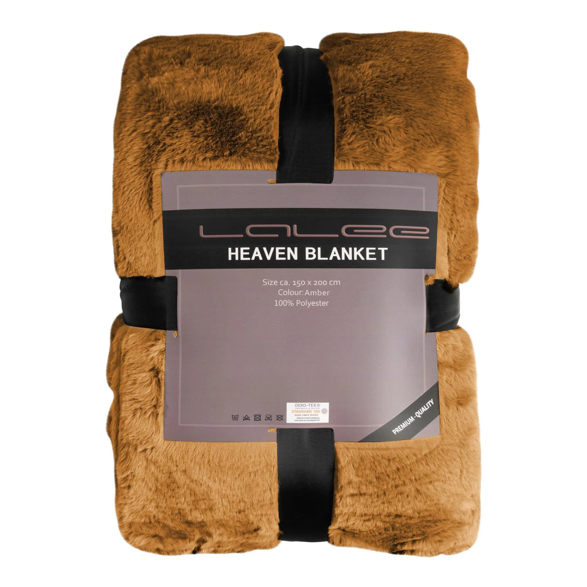 GMD Living Wohndecke HEAVEN In Felloptik In Amber (Bernstein) – Bild 3