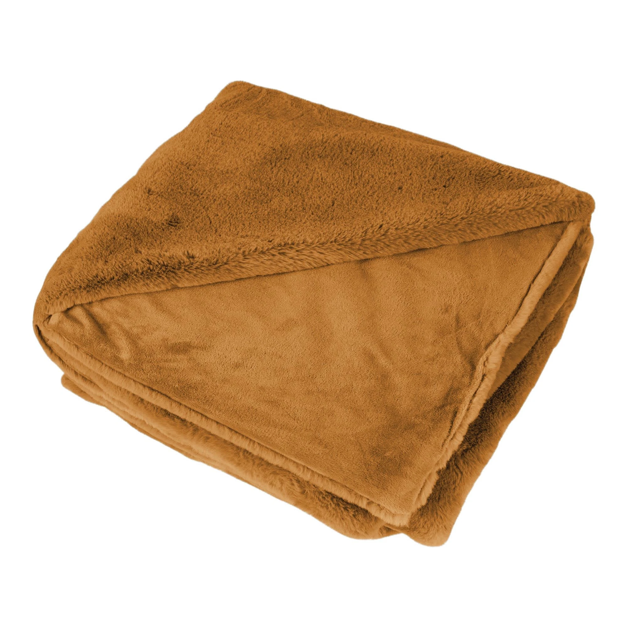 GMD Living Wohndecke HEAVEN In Felloptik In Amber (Bernstein)