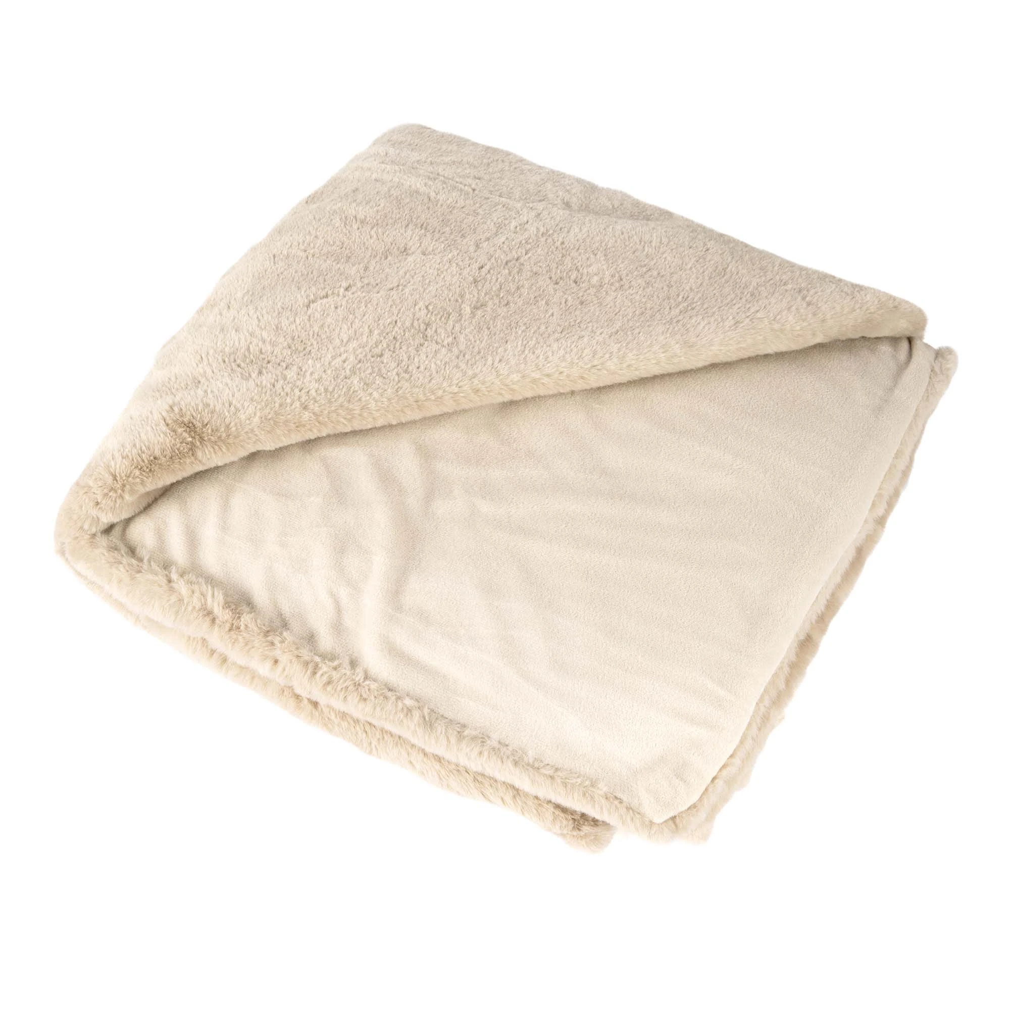 GMD Living Wohndecke HEAVEN In Felloptik In Beige