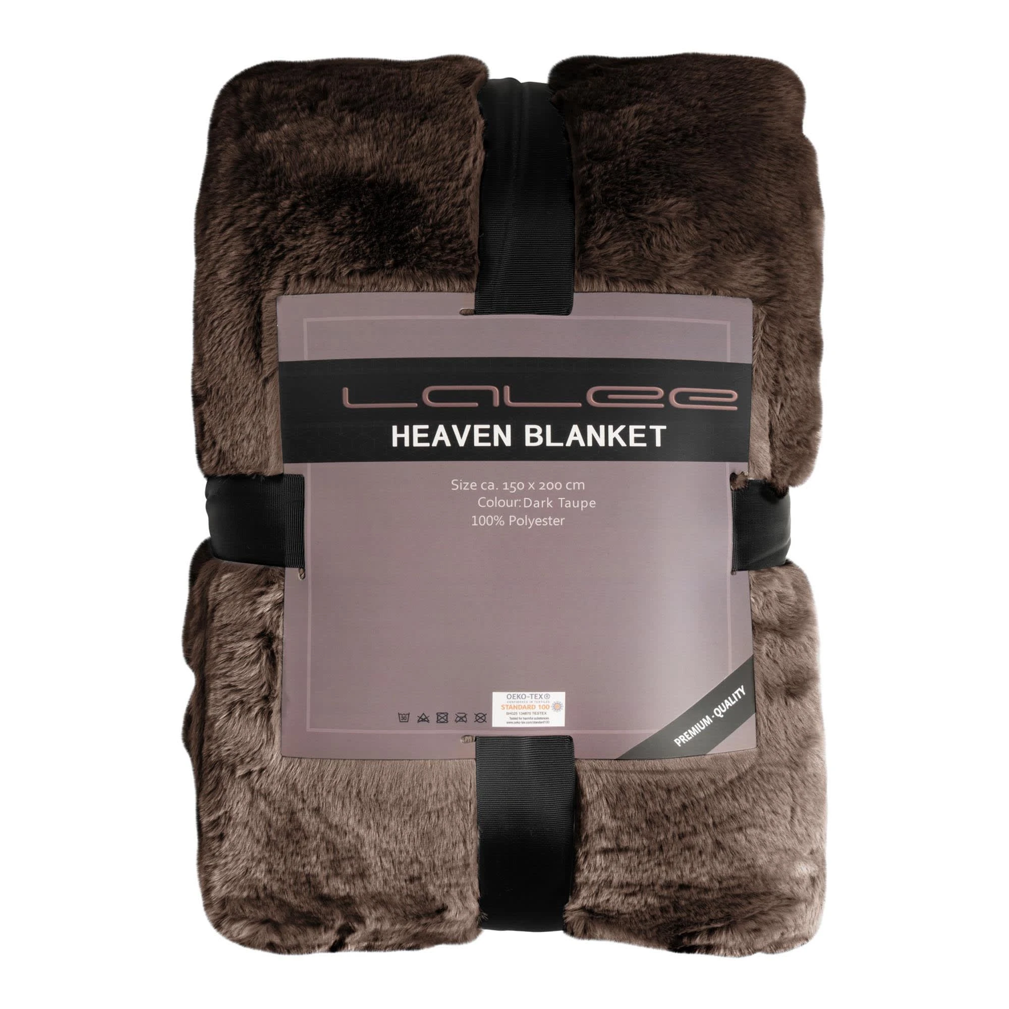 GMD Living Wohndecke HEAVEN In Felloptik In Dunkeltaupe – Bild 3