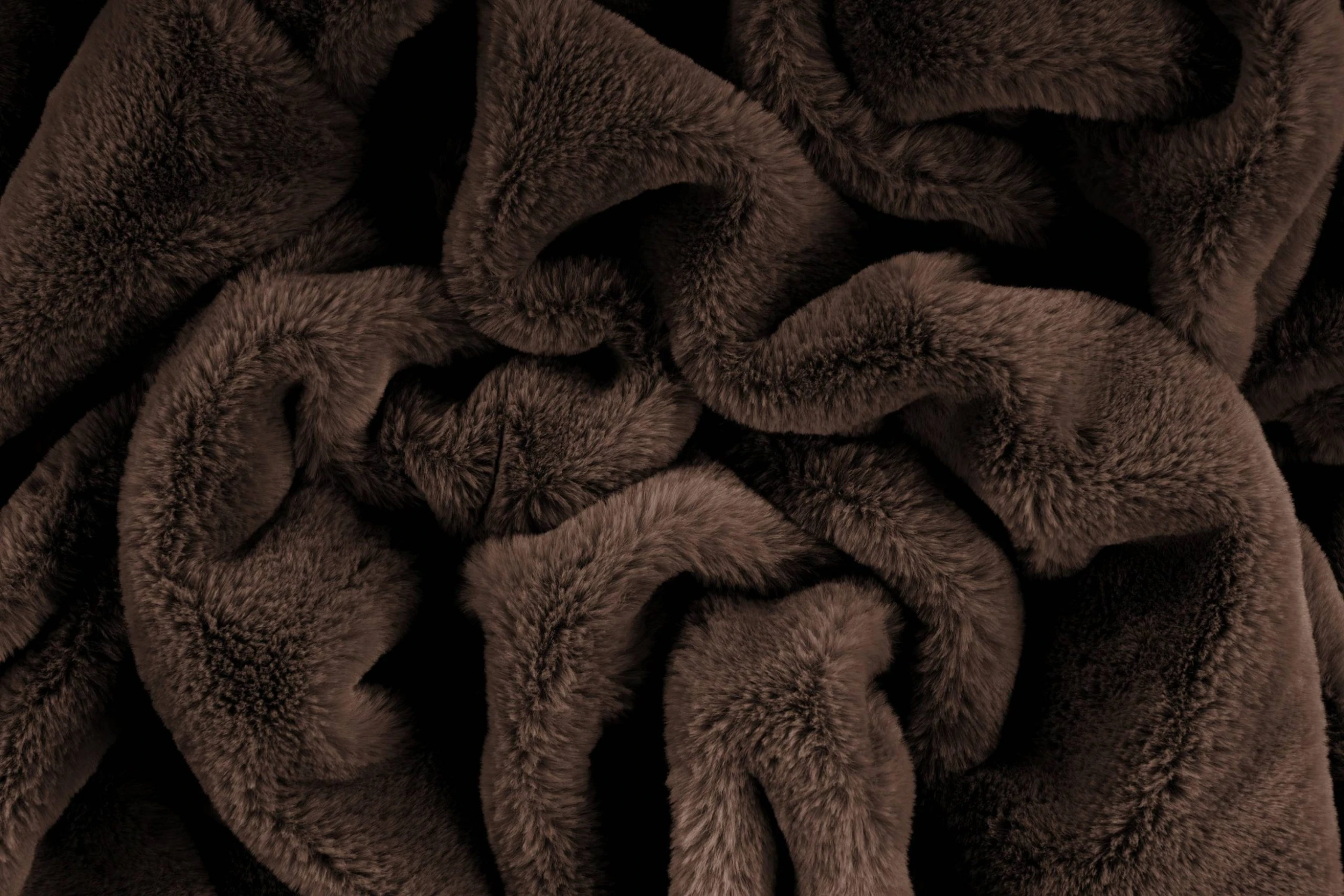 GMD Living Wohndecke HEAVEN In Felloptik In Dunkeltaupe – Bild 4