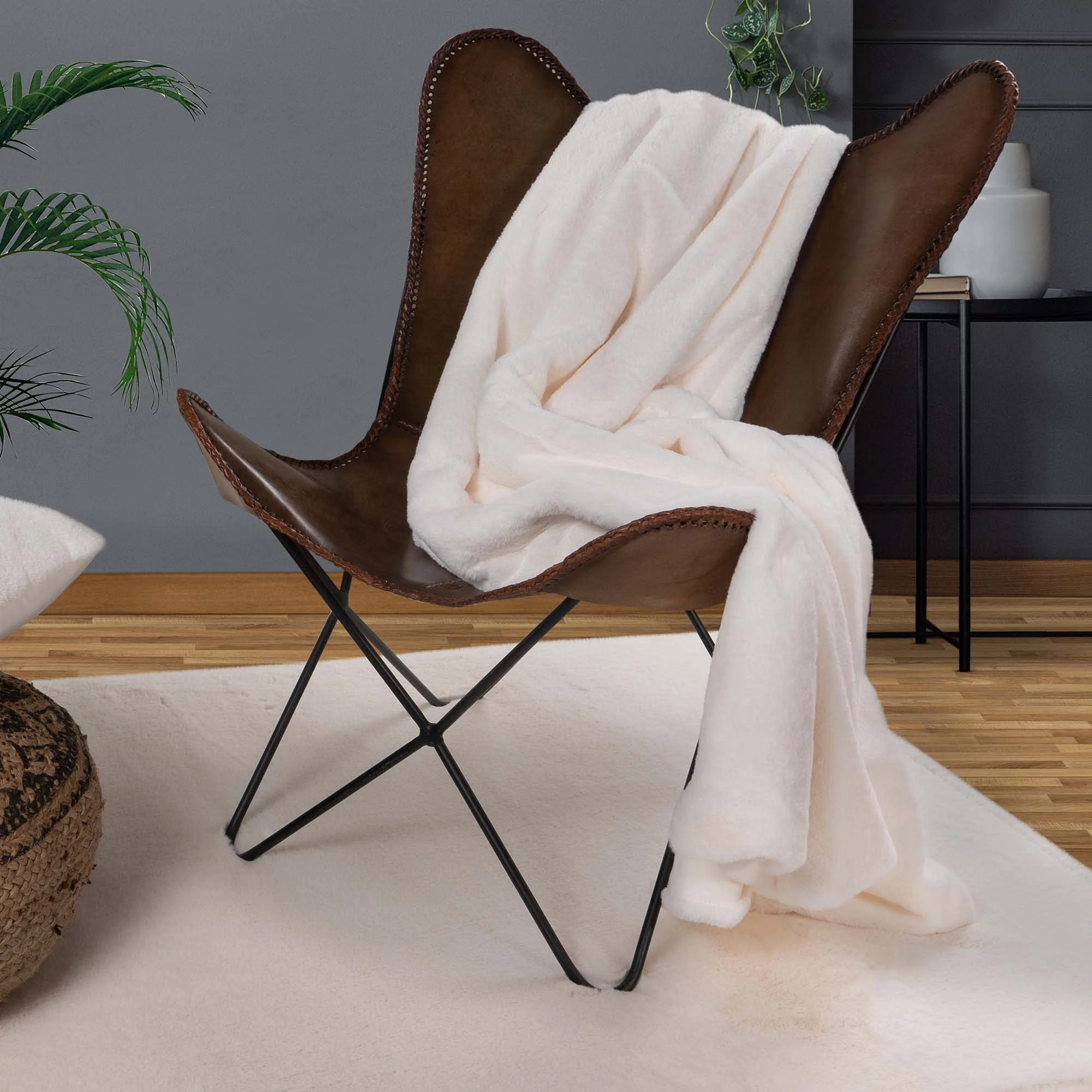 GMD Living Wohndecke HEAVEN In Felloptik In Ivory (Elfenbein) – Bild 2