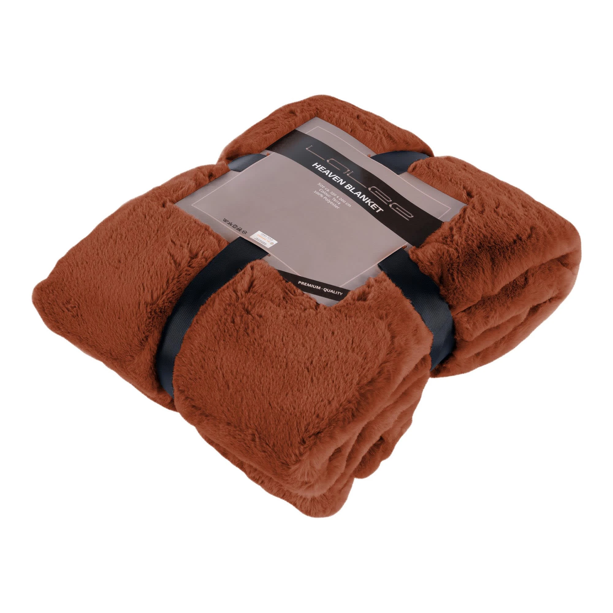 GMD Living Wohndecke HEAVEN In Felloptik In Rotbraun – Bild 2