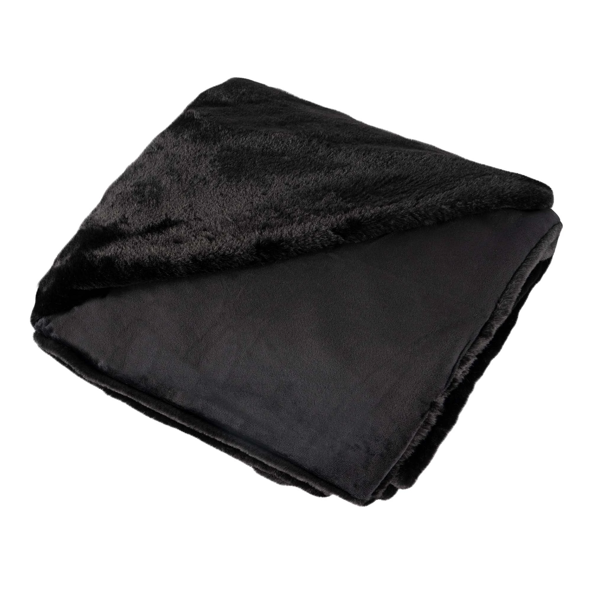GMD Living Wohndecke HEAVEN In Felloptik In Schwarz