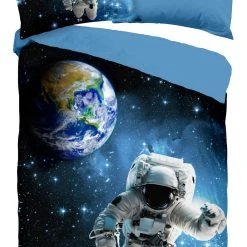 GOOD MORNING Wendebettwäsche In Blau