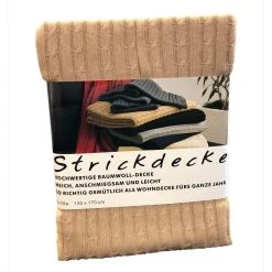 Grace Grand Spa Strickdecke In Camel