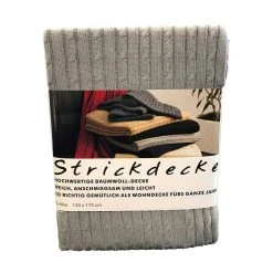 Grace Grand Spa Strickdecke In Silber