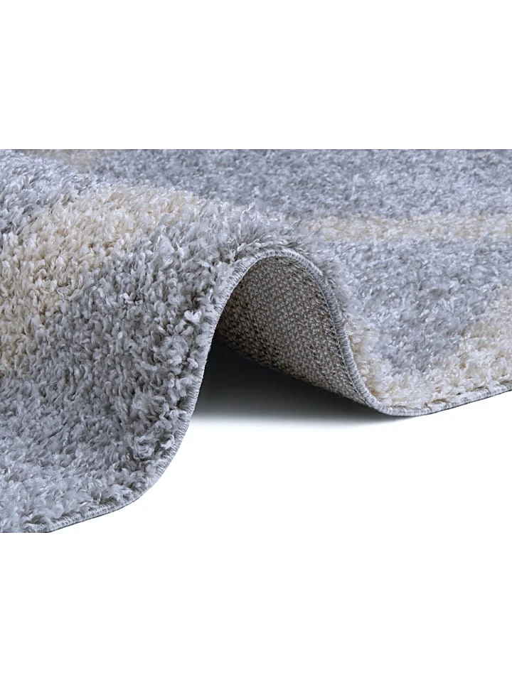 Hanse Home Hochflor-Teppich "Shaggy" In Hellgrau/ Creme – Bild 3