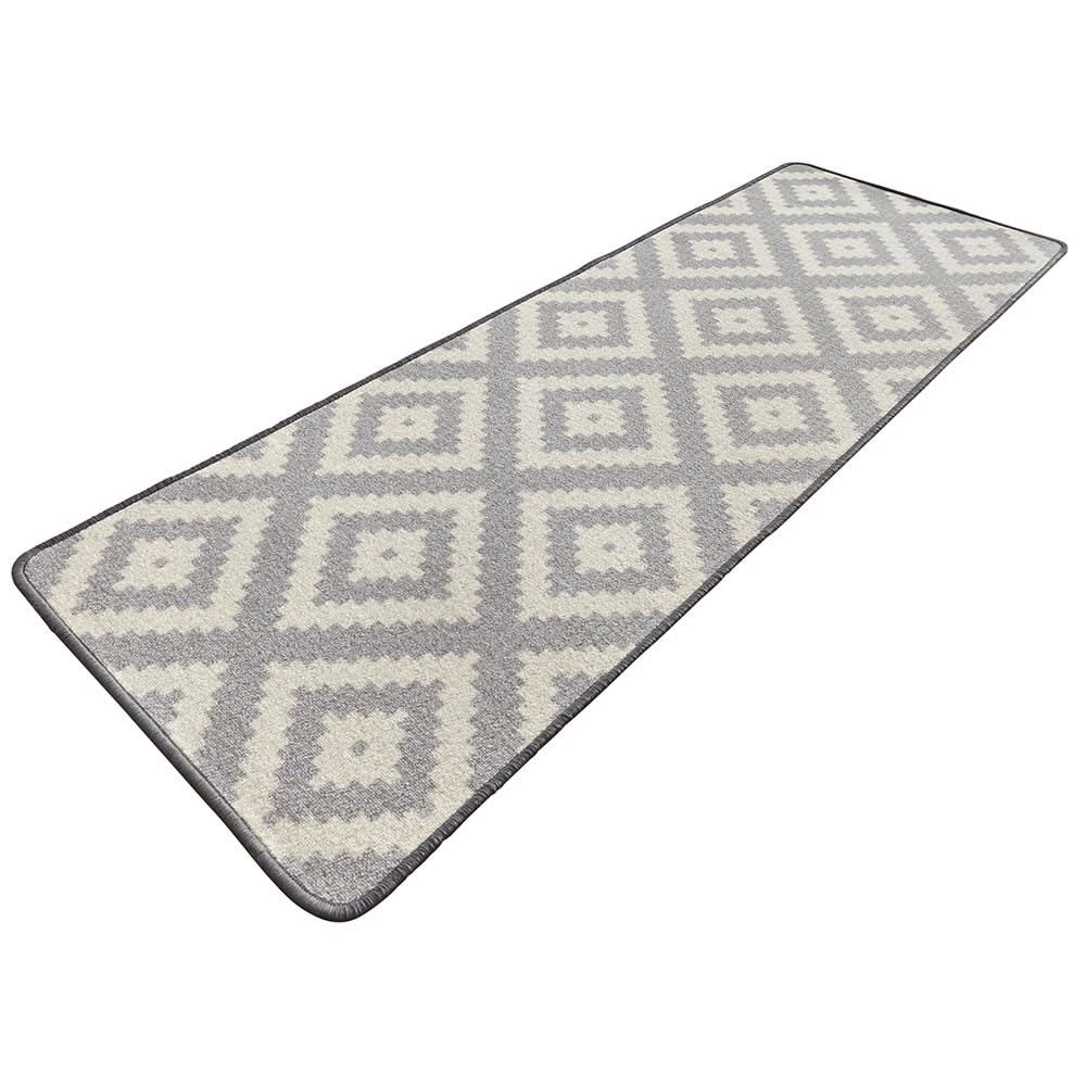 Hanse Home Kurzflor Küchenläufer Raute, Grau, 67x180 Cm – Bild 4