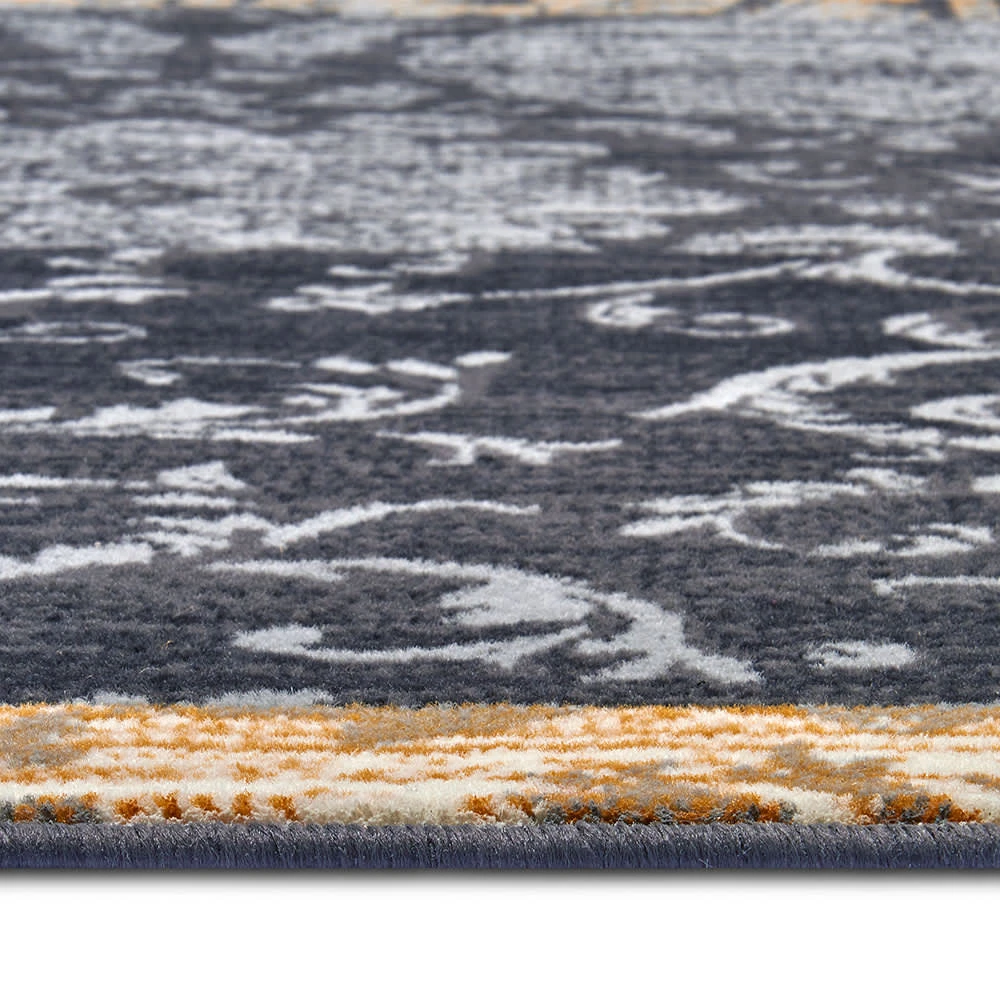 Hanse Home Kurzflor Teppich Bloques Grau Senfgelb â Bild 5