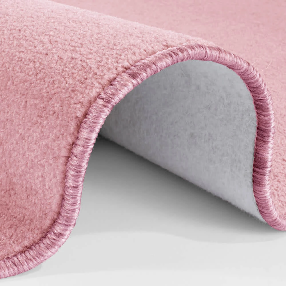 Hanse Home Kurzflor Teppich Nasty, Rund Hellrosa – Bild 2