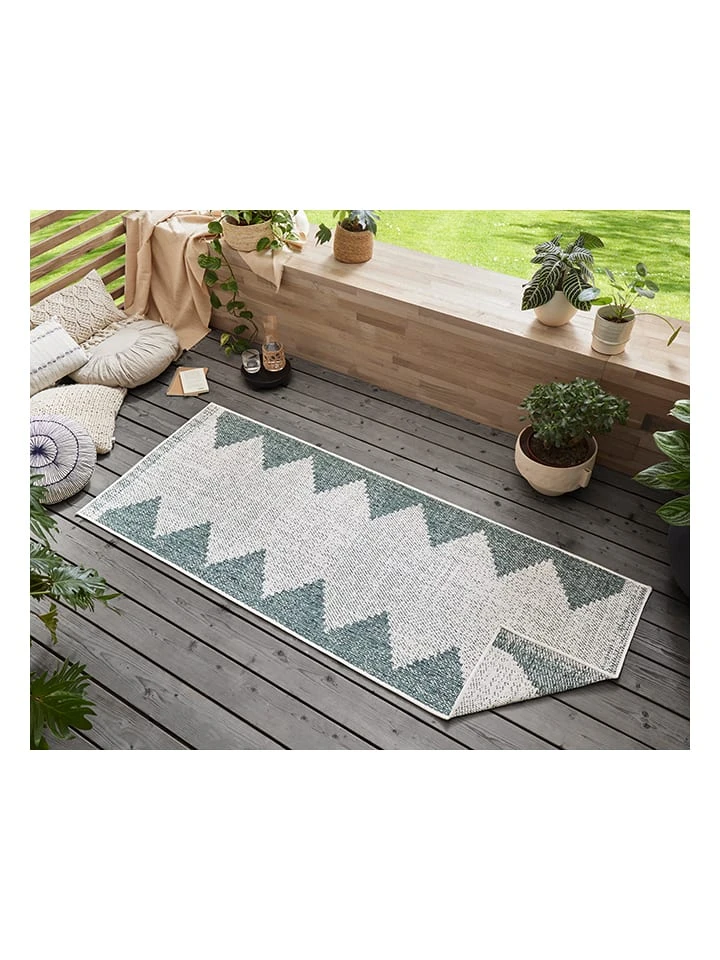 Hanse Home Outdoor-Wendeteppich "Diona" In Grün/ Creme – Bild 5