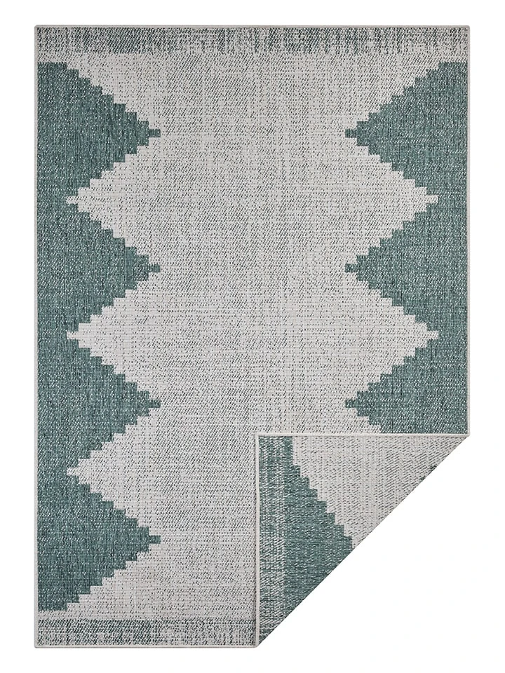 Hanse Home Outdoor-Wendeteppich "Diona" In Grün/ Creme
