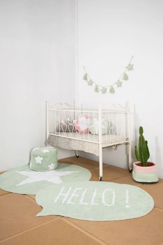 Happy Decor Kids Kissen "Round Star" In Grün - 30x30 Cm – Bild 4