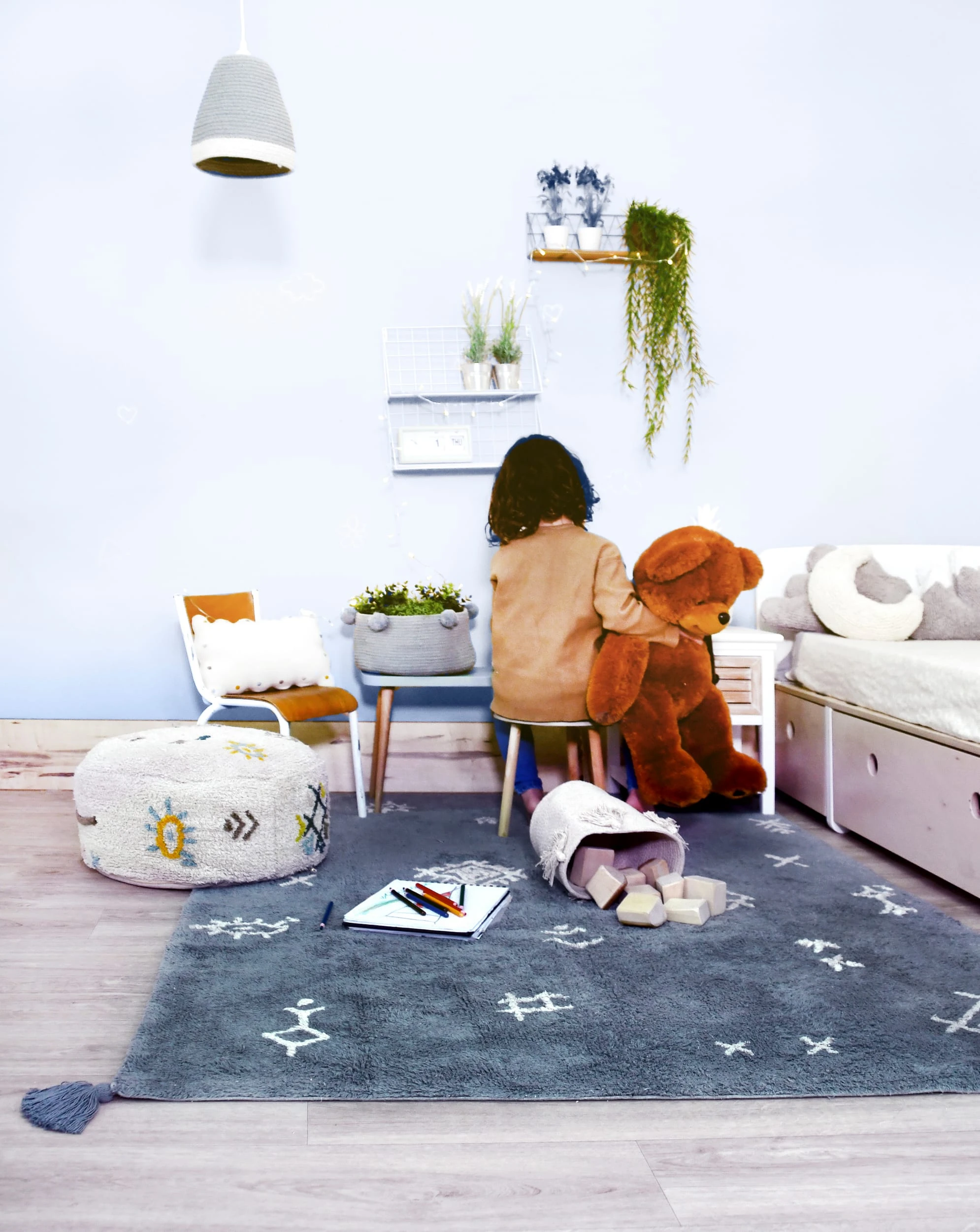 Happy Decor Kids Teppich "Itza" In Dunkelblau - 140x200 Cm – Bild 4