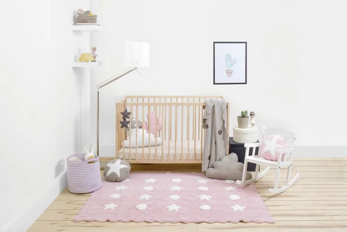 Happy Decor Kids Teppich "Little Waves" In Rosa/Weiß - 160x120 Cm – Bild 3