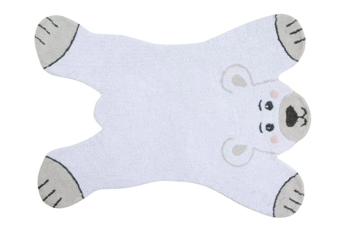 Happy Decor Kids Teppich "Polar Bear" In Weiß - 115x160 Cm