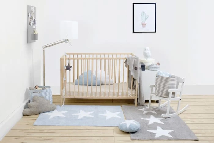 Happy Decor Kids Teppich "Three Stars" In Blau/Weiß - 120x80 Cm – Bild 8
