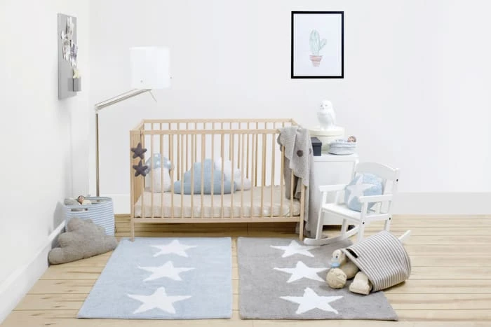 Happy Decor Kids Teppich "Three Stars" In Blau/Weiß - 120x80 Cm – Bild 9