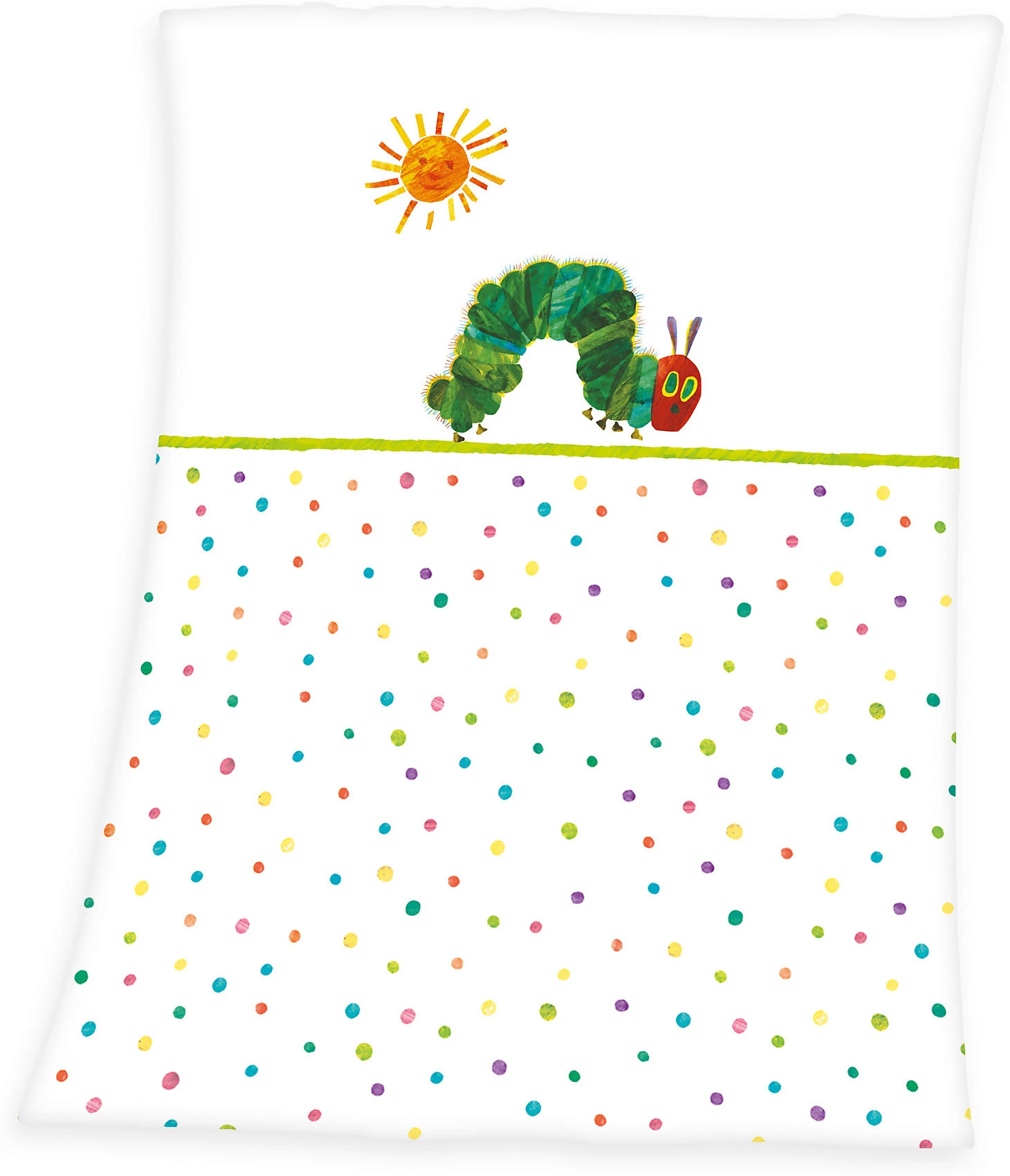 Herding Kuscheldecke Die Kleine Raupe Nimmersatt, 75 X 100 Cm