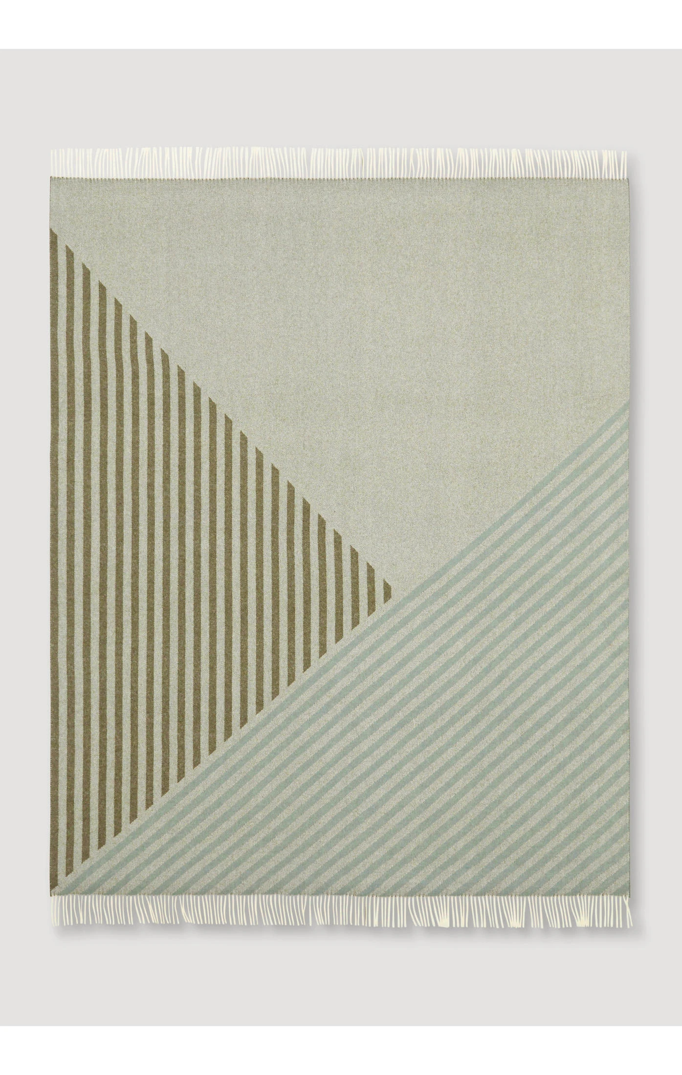 Hessnatur Merino-Plaid Eileen In Jadegrün – Bild 2