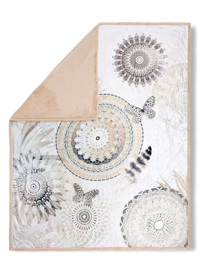 HIP Plaid "Kaskae" In Sand/ Weiß – Bild 2