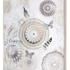 HIP Plaid "Kaskae" In Sand/ Weiß