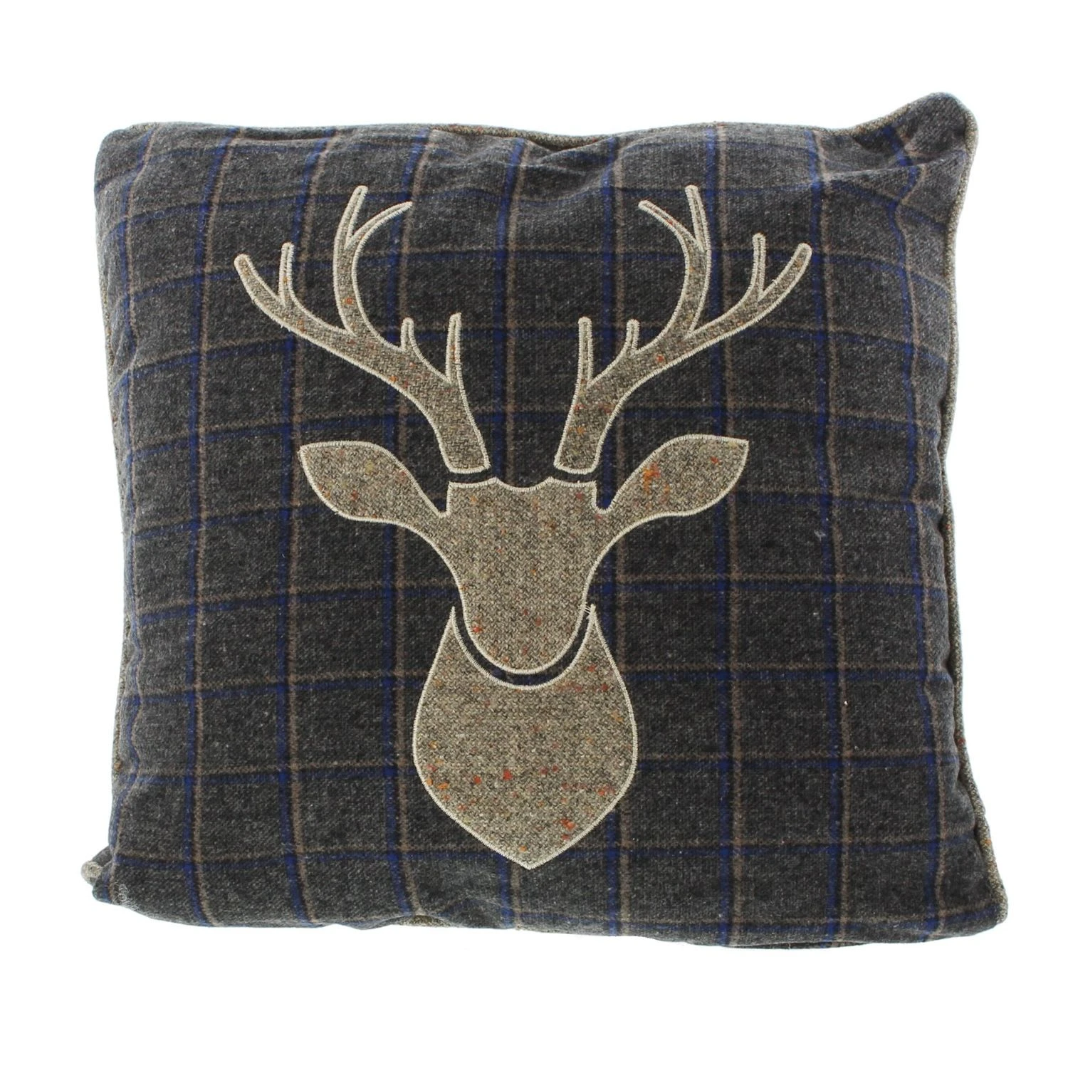 HomeLiving Spar-Set 2x Kissen "Country-Charme", 45 X 45 Cm In Grau