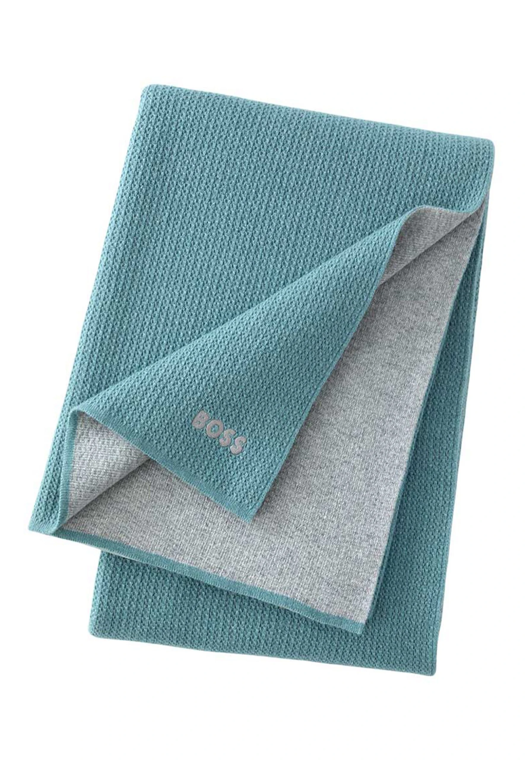 HUGO BOSS Home Plaid ZERMAT In Türkis