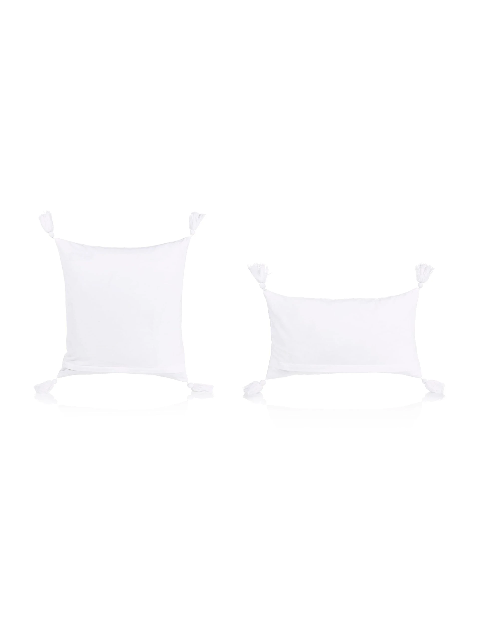 Impré Kissenhüllen-Set, 2-tlg. In Creme-Weiß – Bild 2