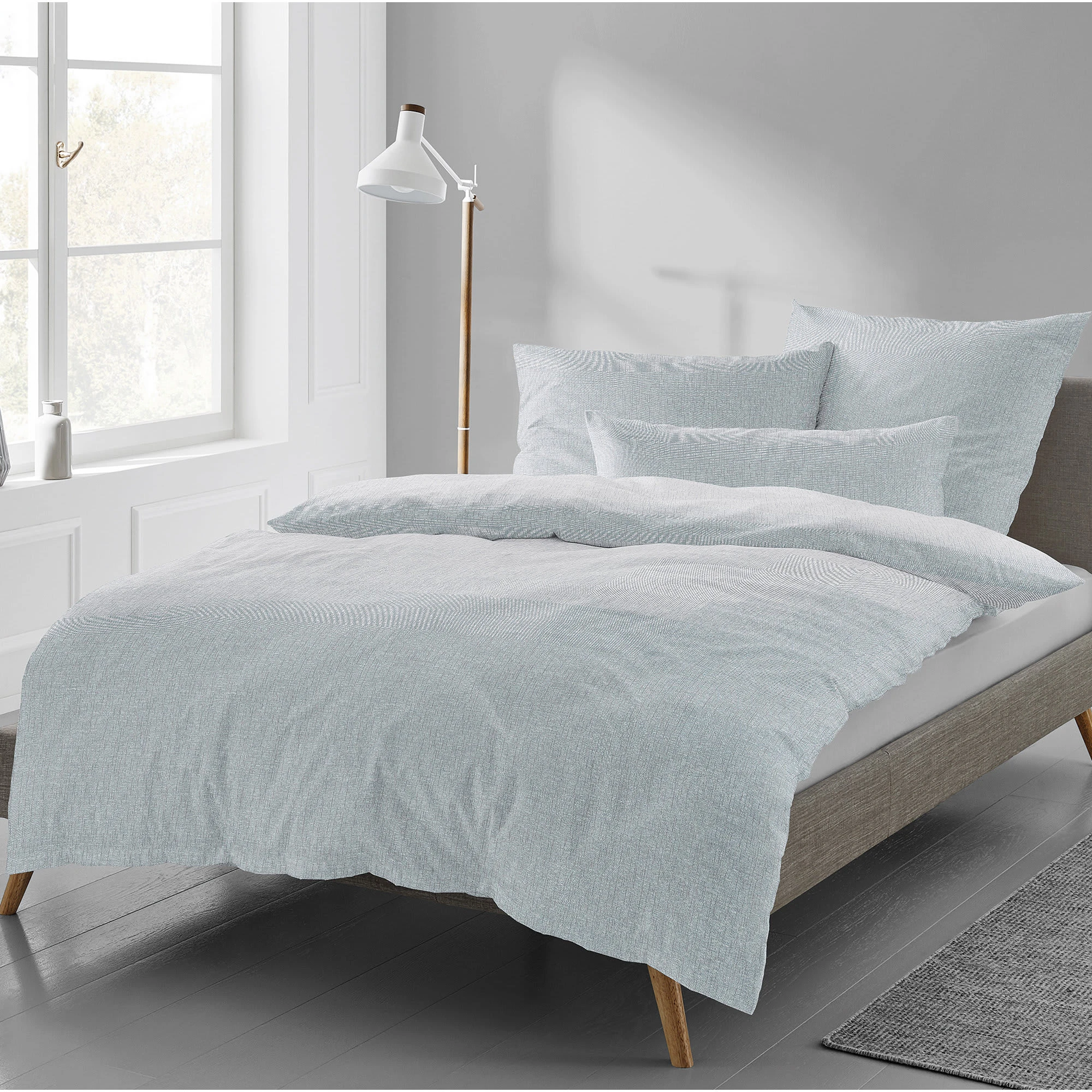 Irisette Bettwäsche In Hellgrau – Bild 2