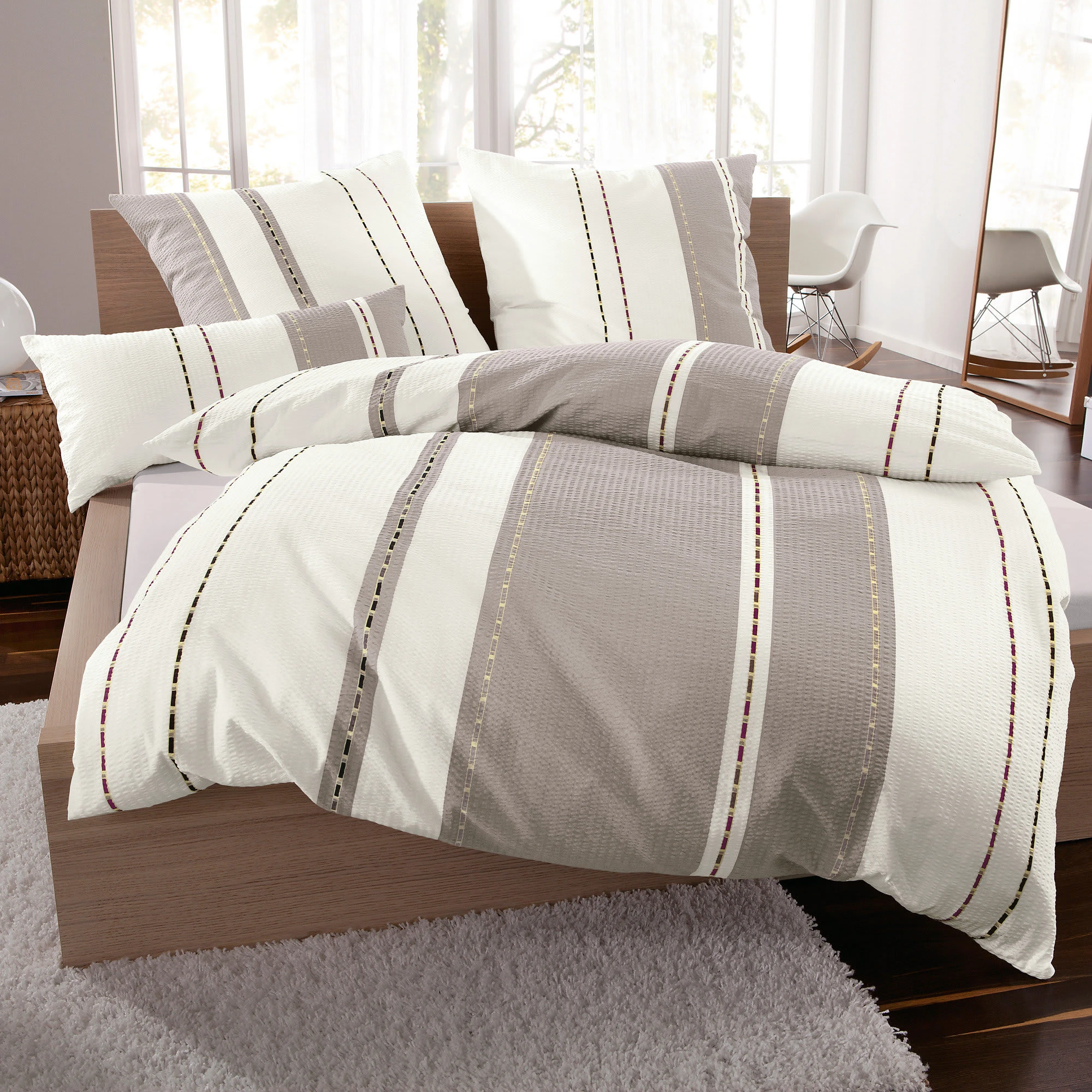 Janine Bettwäsche In Kiesel-weiß – Bild 3