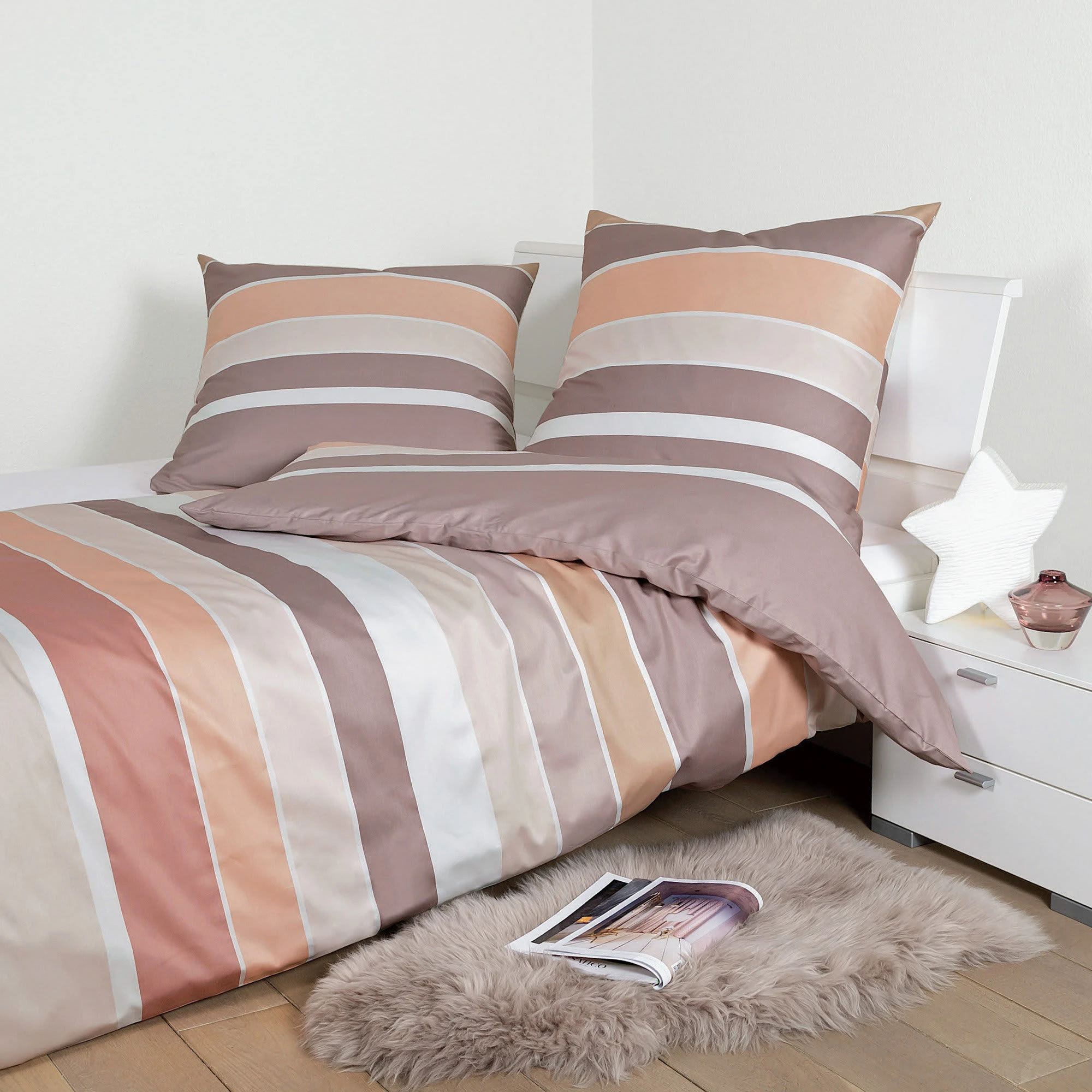 Janine Bettwäsche In Mauve-korallrosa – Bild 2