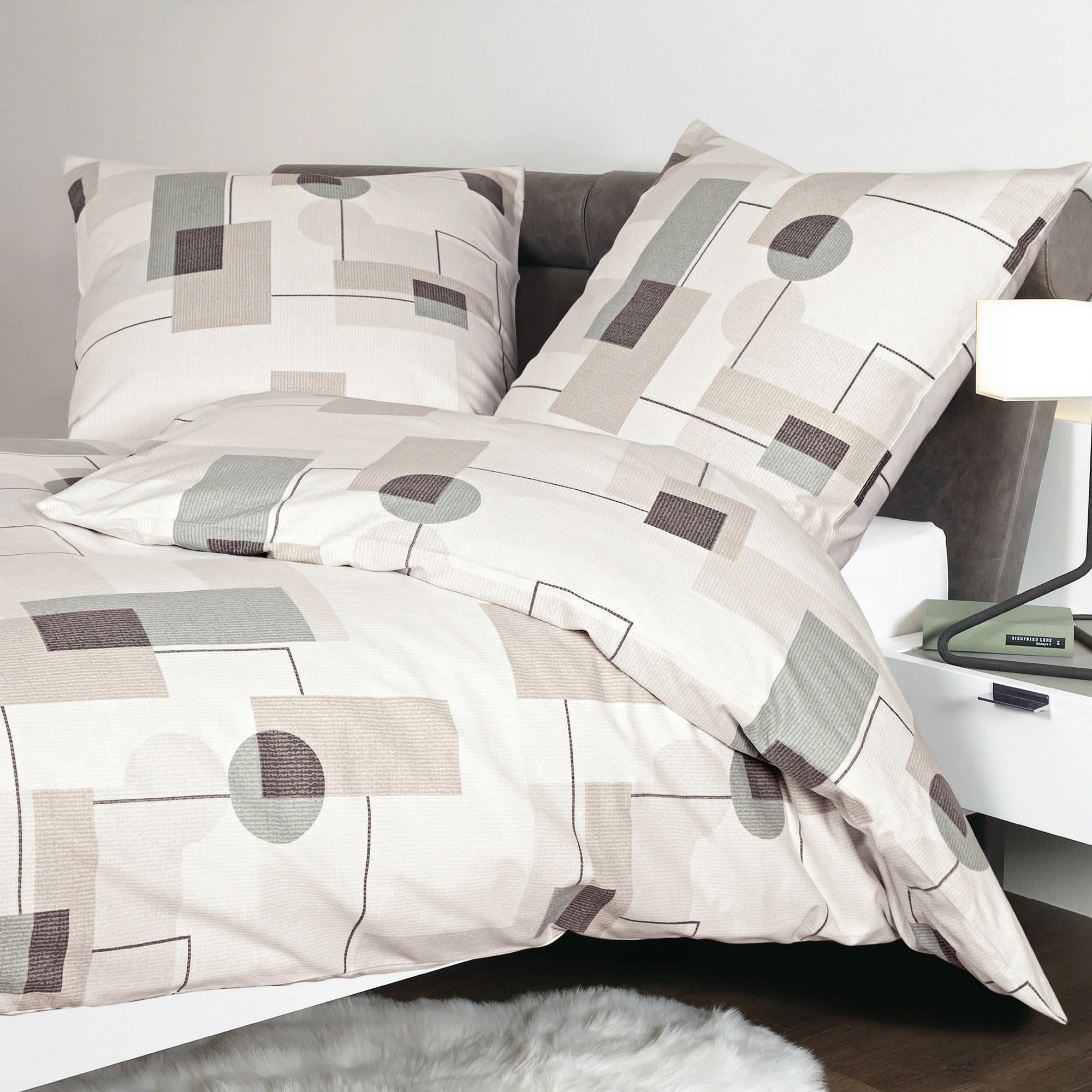 Janine Bettwäsche In Taupegrau – Bild 2