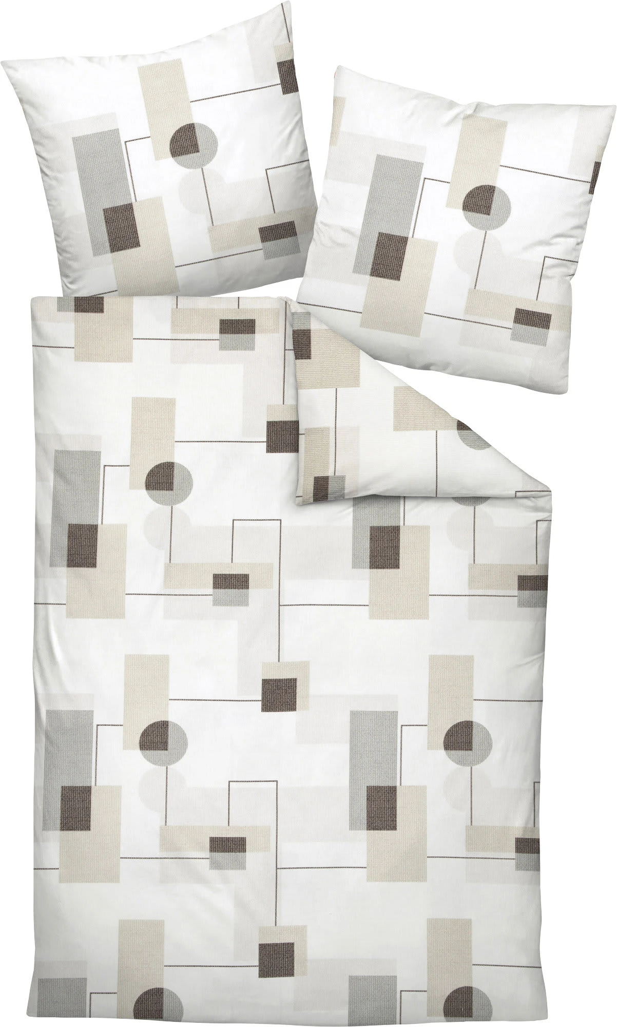 Janine Bettwäsche In Taupegrau