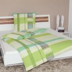 Janine Bettwäsche Tango 2377 06 Grün In Grün