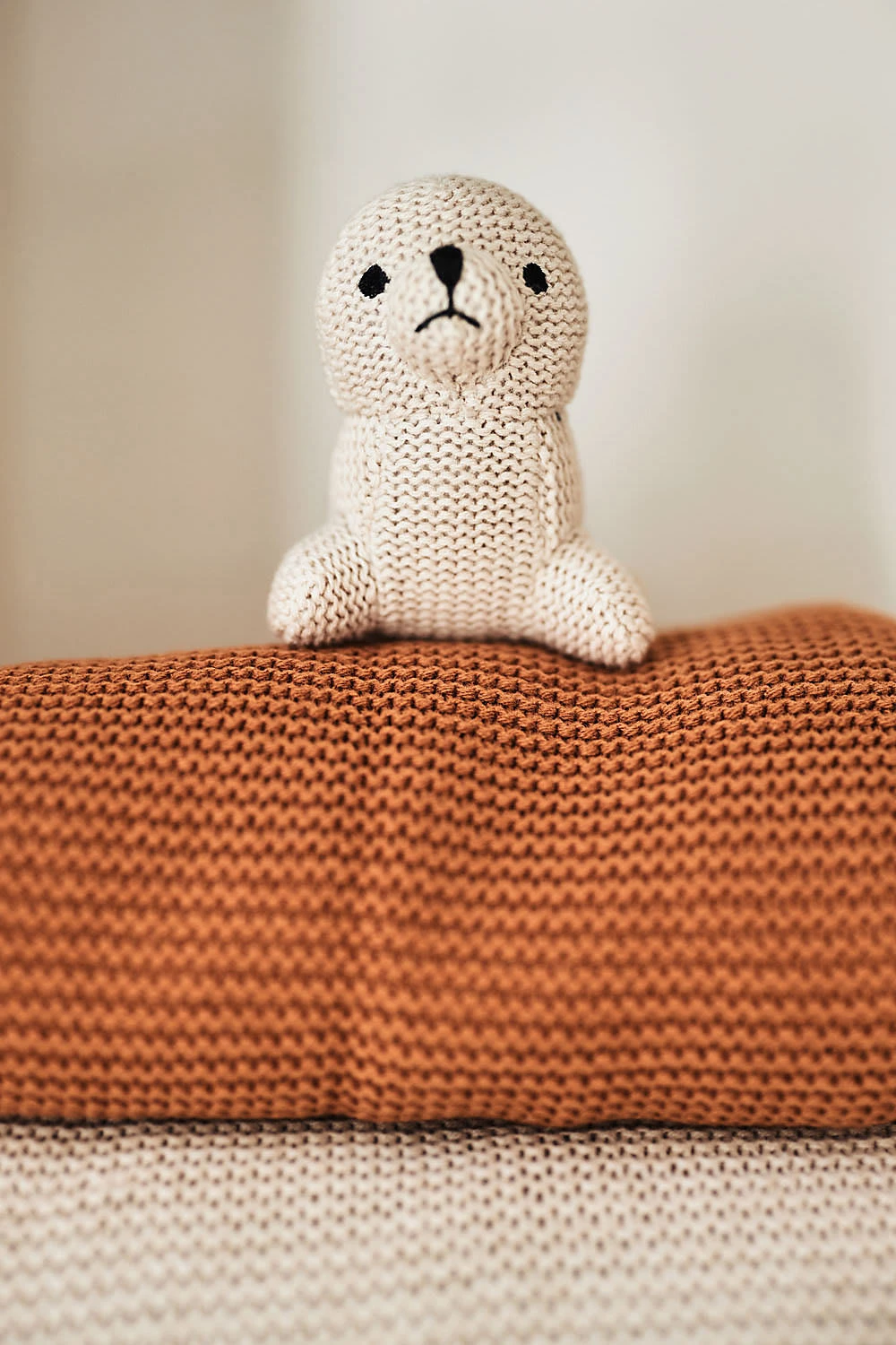 Jollein Decke, 75 X 100 Cm, Basic Knit Caramel – Bild 3