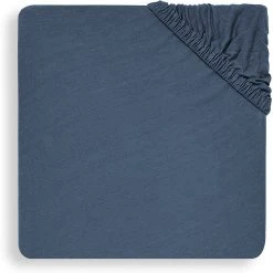 Jollein Spannbettlaken Jersey 60 X 120 Cm Jeans Blue