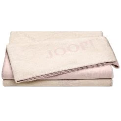 JOOP! Wohndecken Cornflower Double In Creme-nude