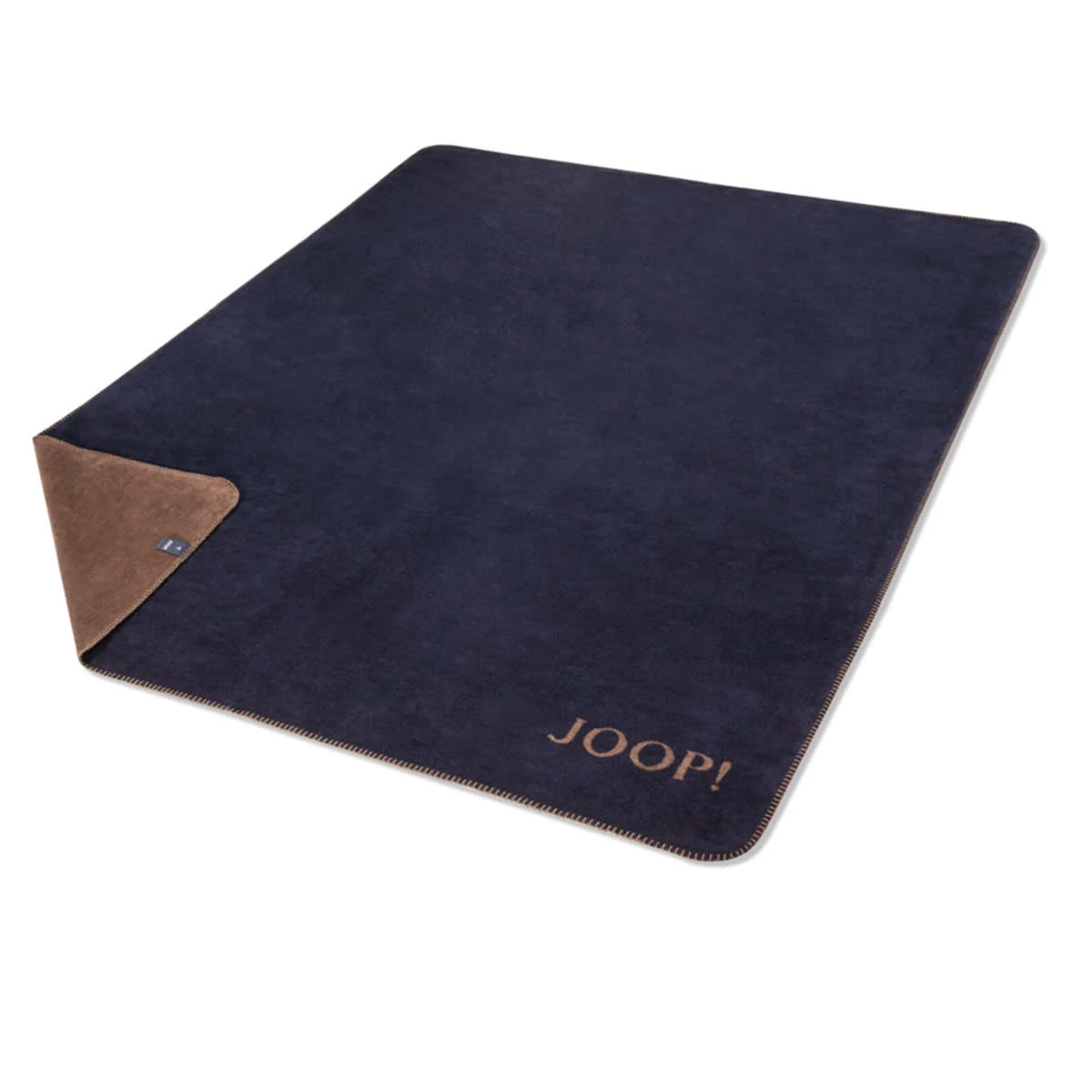 JOOP! Wohndecken In Marine-Karamell – Bild 2