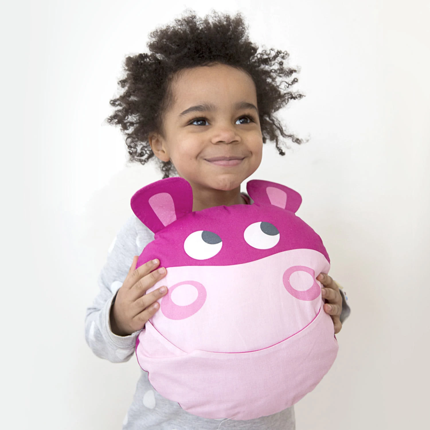 Julica Kissen "Nora Nilpferd" In Pink - Mit Geheimfach – Bild 2