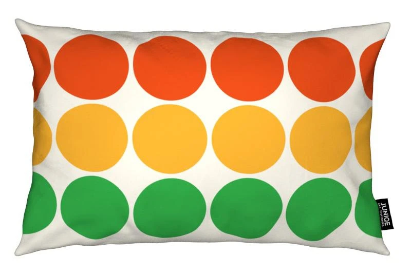 Juniqe Kissen "Hot Ludo" In Gelb & Grün