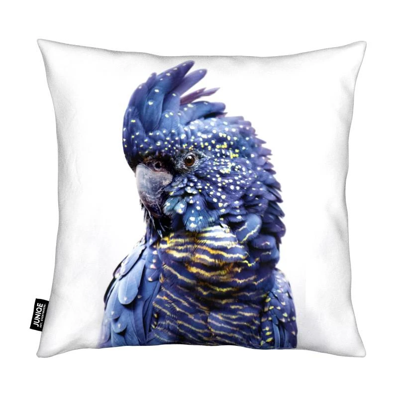 Juniqe Kissen "Print 451" In Blau & Weiß – Bild 2