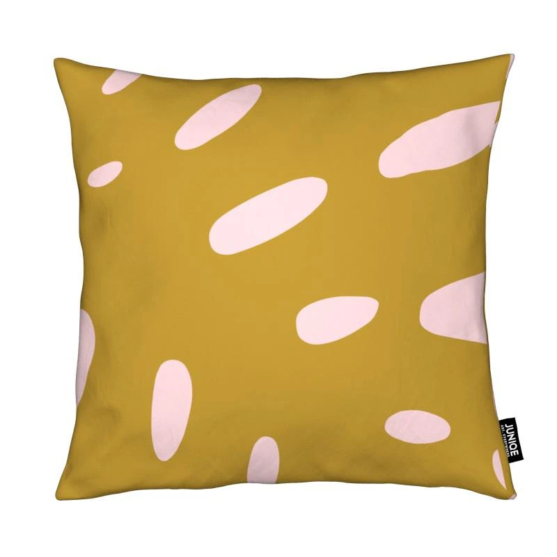 Juniqe Kissen "Under The Plant Tree" In Gelb & Rosa