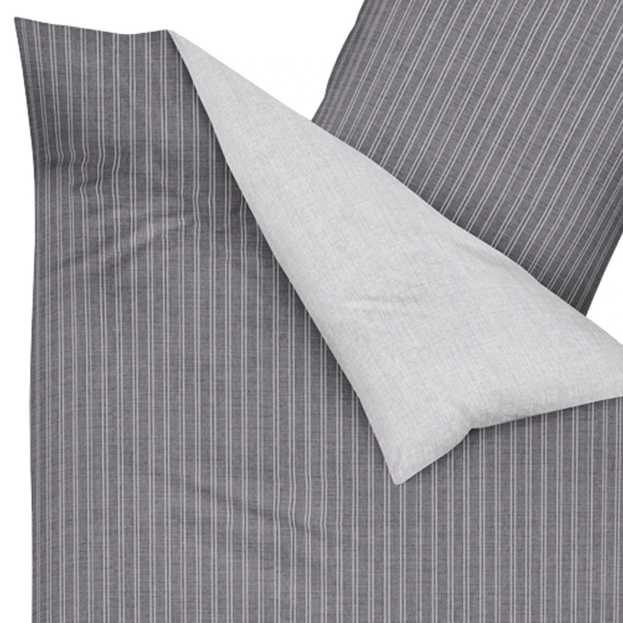 Kaeppel Wendebettwäsche In Grau – Bild 2