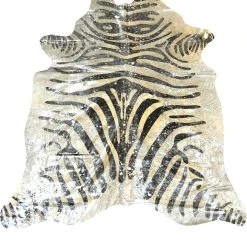 Kaiser Naturfellprodukte H&L Kuhfell In Schwarz/ Weiß/ Silber