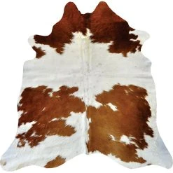 Kaiser Naturfellprodukte H&L Kuhfell In Weiß/ Hellbraun