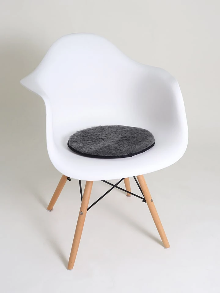 Kaiser Naturfellprodukte H&L Lammfell-Sitzauflage In Anthrazit – Bild 2